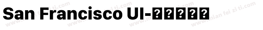 San Francisco UI字体转换